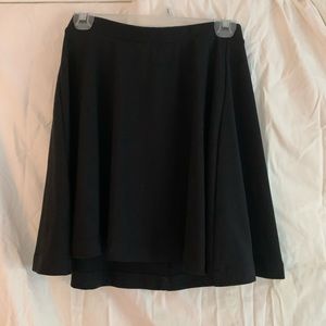 Black Pleated Skirt